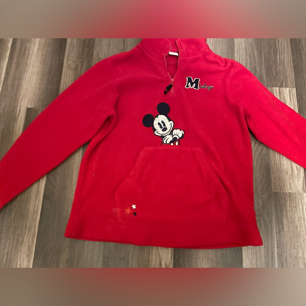 Red Mickey Mouse Pullover